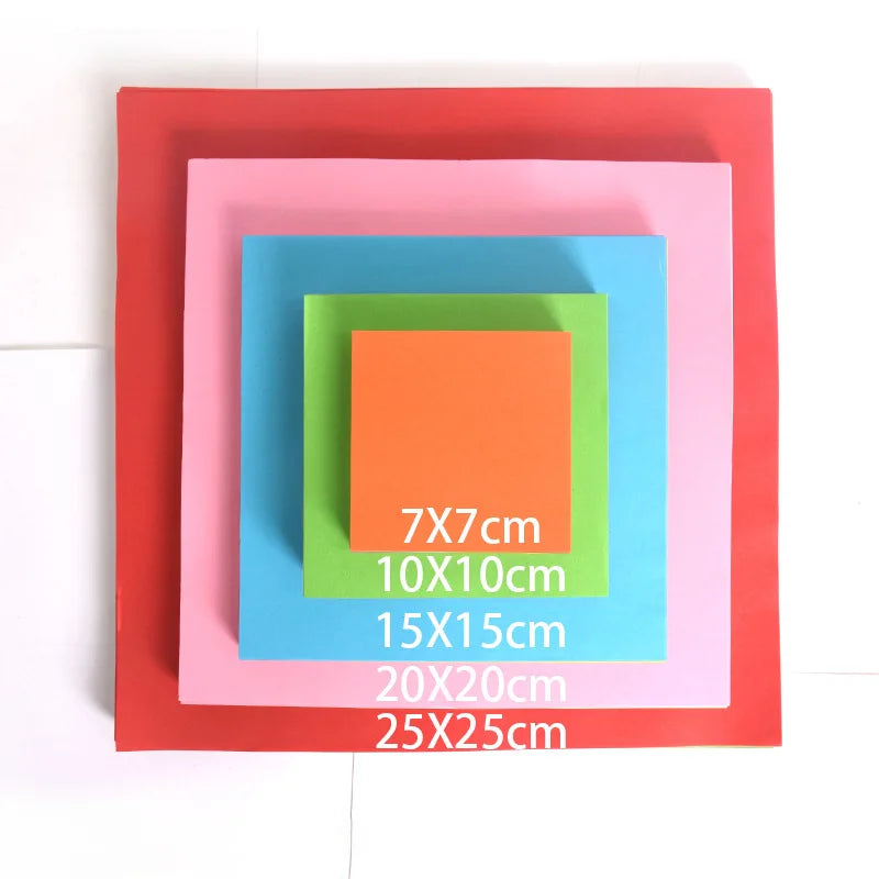 100pcs Square Origami Paper Double Sides Kids