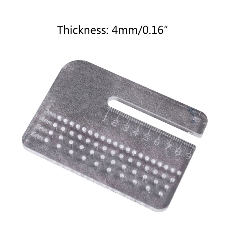 Leather Stitching Aid Plate, Leather Punching Tool Leather Work Tool