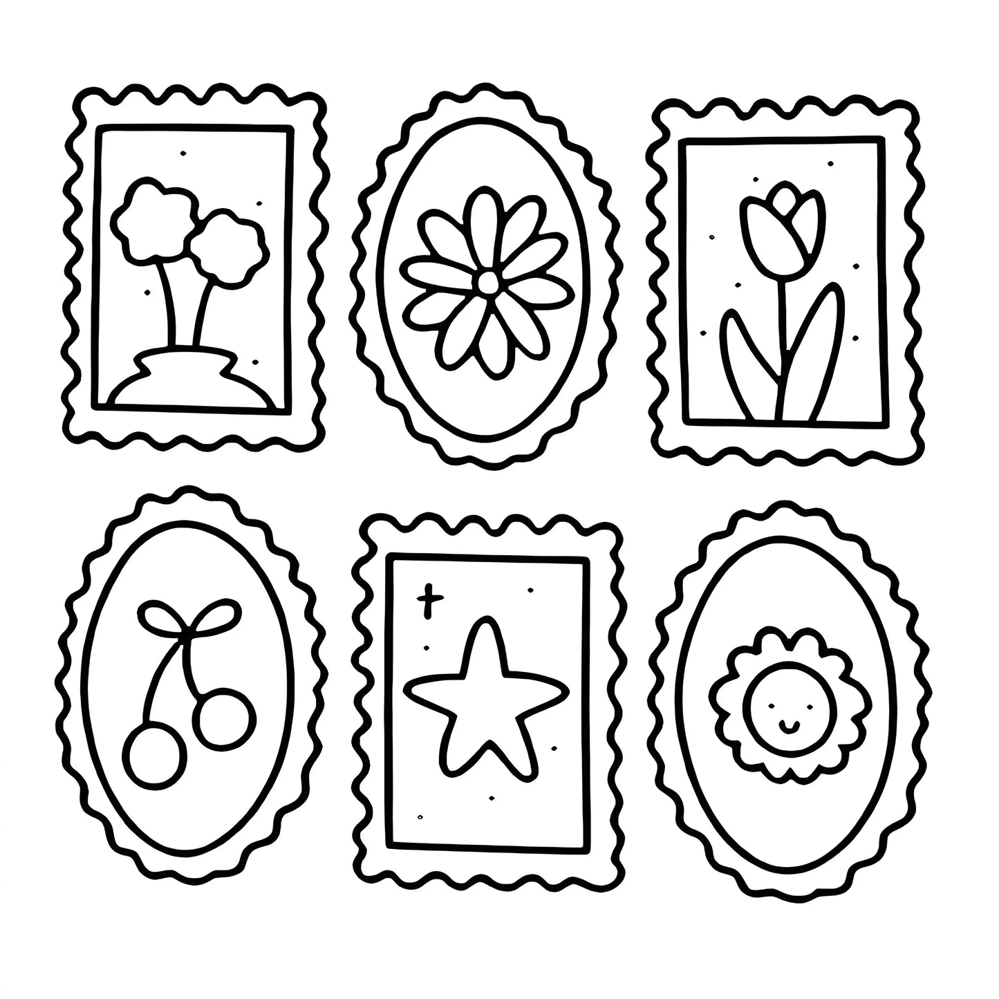 PATTERN TO CHILL Bold-easy Coloring Book for Adults