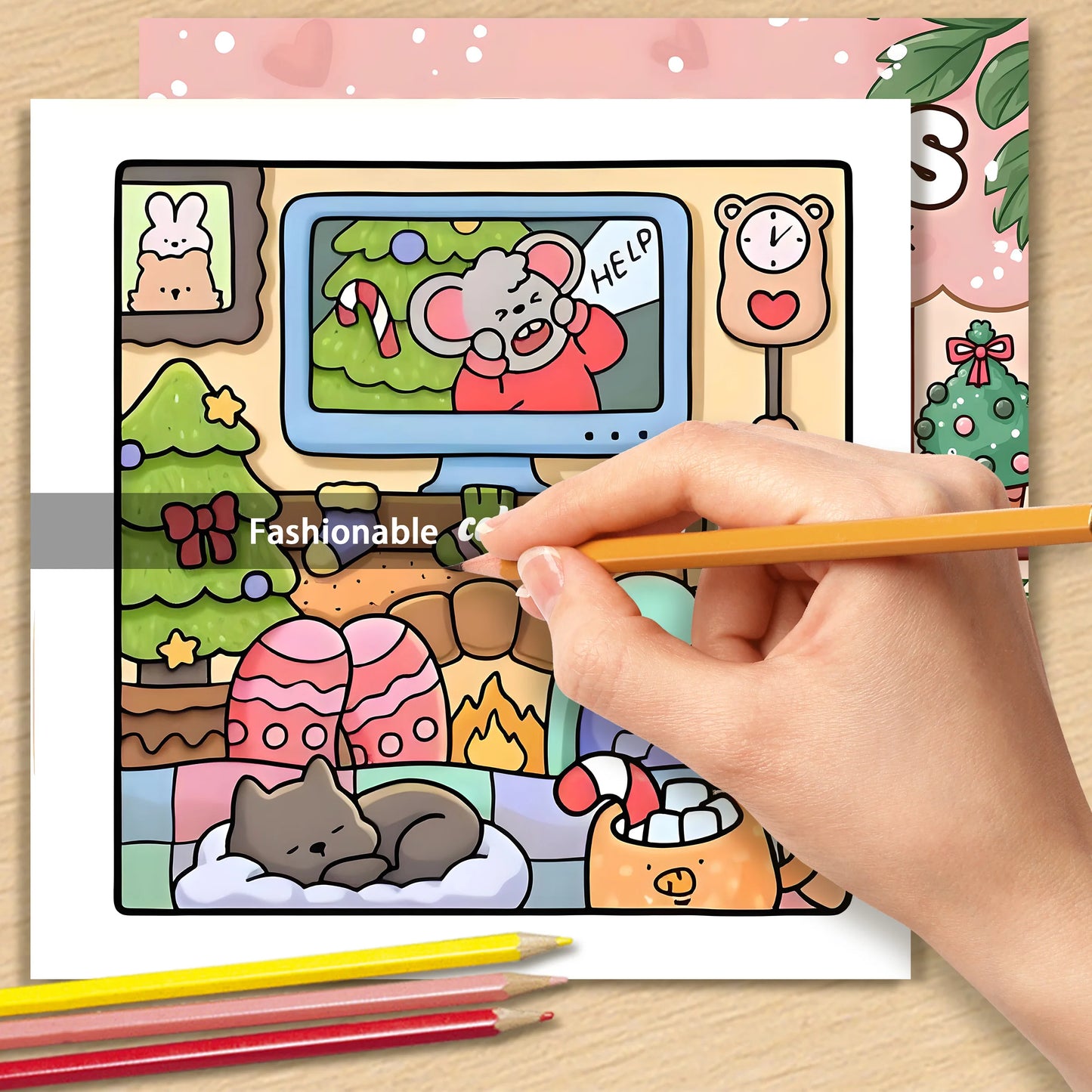 COMFY DAYS Bold-easy Patterns Coloring Book