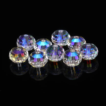 6mm 8mm Austria Crystal Beads 96 Faceted Round Loose Spacer Beads