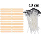 Smokeless Candle Wicks 2.6-20cm Pre-Waxed Cotton Core Wicks
