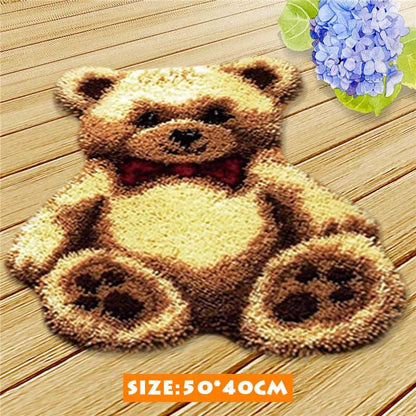 Cartoon Animal Cushion Latch Hook