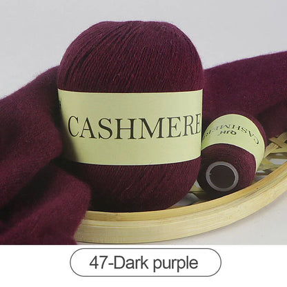 QJH 50+20g Cashmere Yarn for Knitting