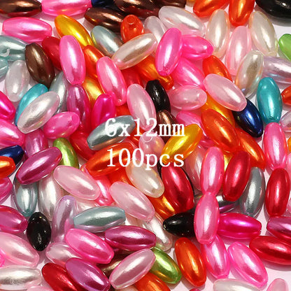 Cheap Accessories Mixed Water Droplets Shape Imitation Pearls