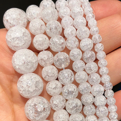 Natural Stone Dark Blue Chalcedony Jades Beads Round Loose Spacer Beads
