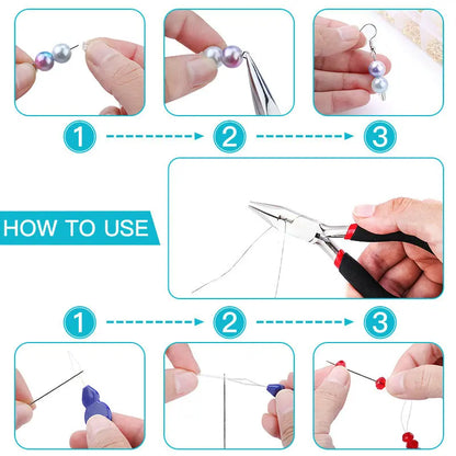 Jewelry Making Supplies Kit with Jewelry Tools