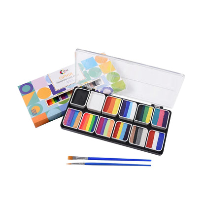 Rainbow Face Paint Temporary Body Paint Art 144g/5.14oz