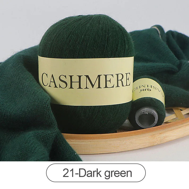 QJH 50+20g Cashmere Yarn for Knitting
