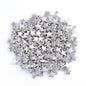 100pcs 9mm Star Bead Charm Gold Silver Plated Small Pendant