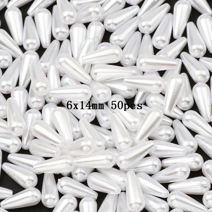 Cheap Accessories Mixed Water Droplets Shape Imitation Pearls