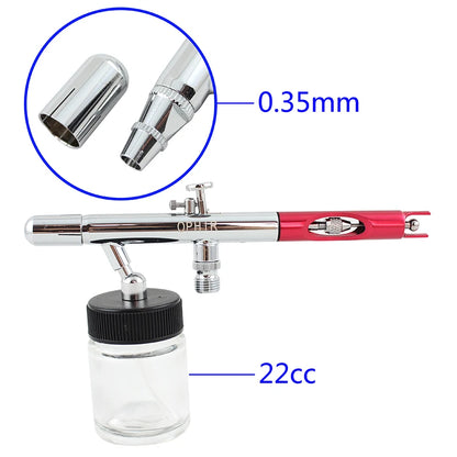 2017 OPHIR New 6 PCS of Different Colour Dual Action Airbrush Set Kit