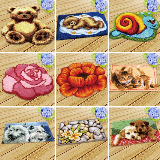 Cartoon Animal Cushion Latch Hook