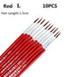 10Pcs Art Supplies Hand Painted Thin Hook Line Pen Drawing Art Pen Paint Brush Nylon Brush Acrylic Painting Pen Wholesale