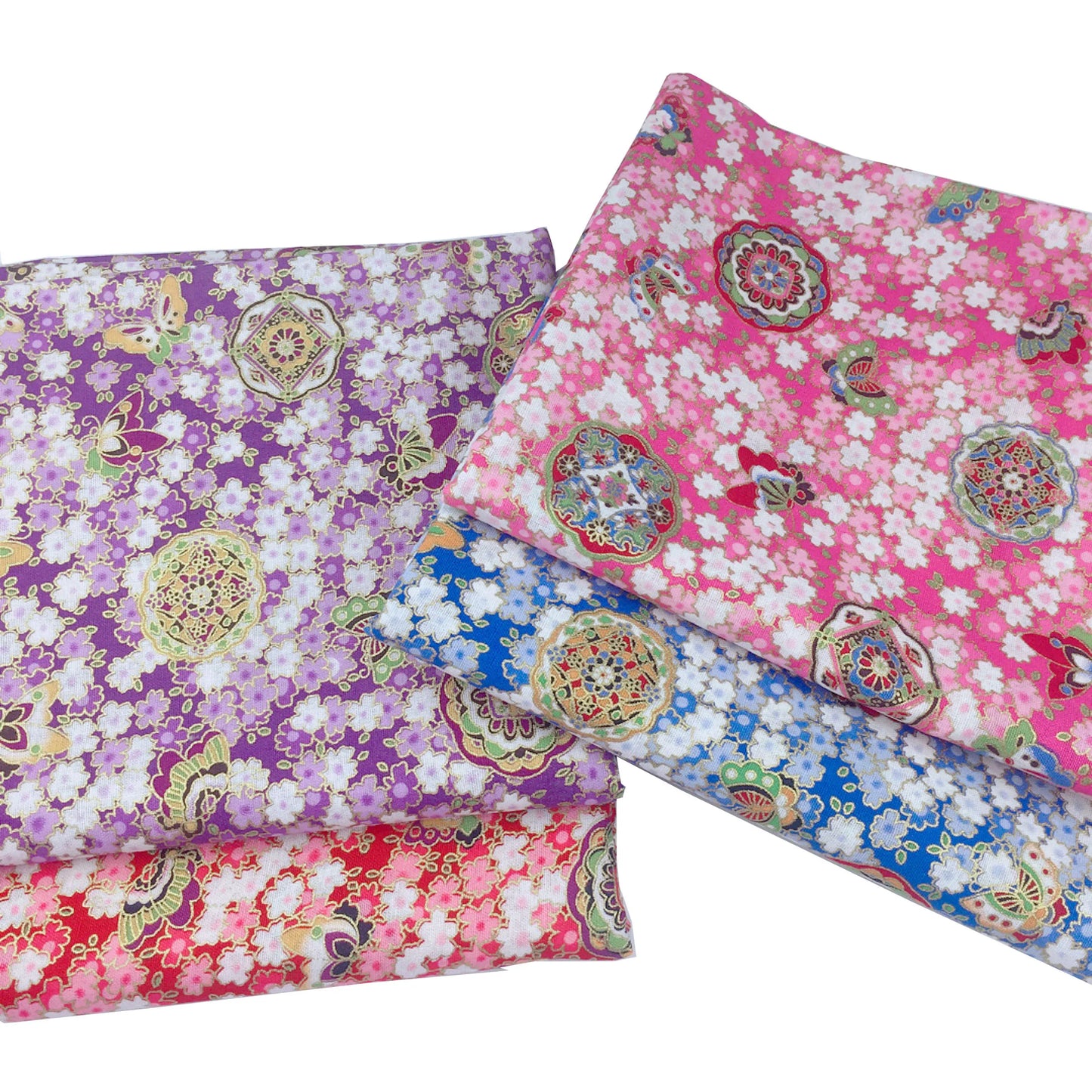 Bronzed Flower Pattern Fabric