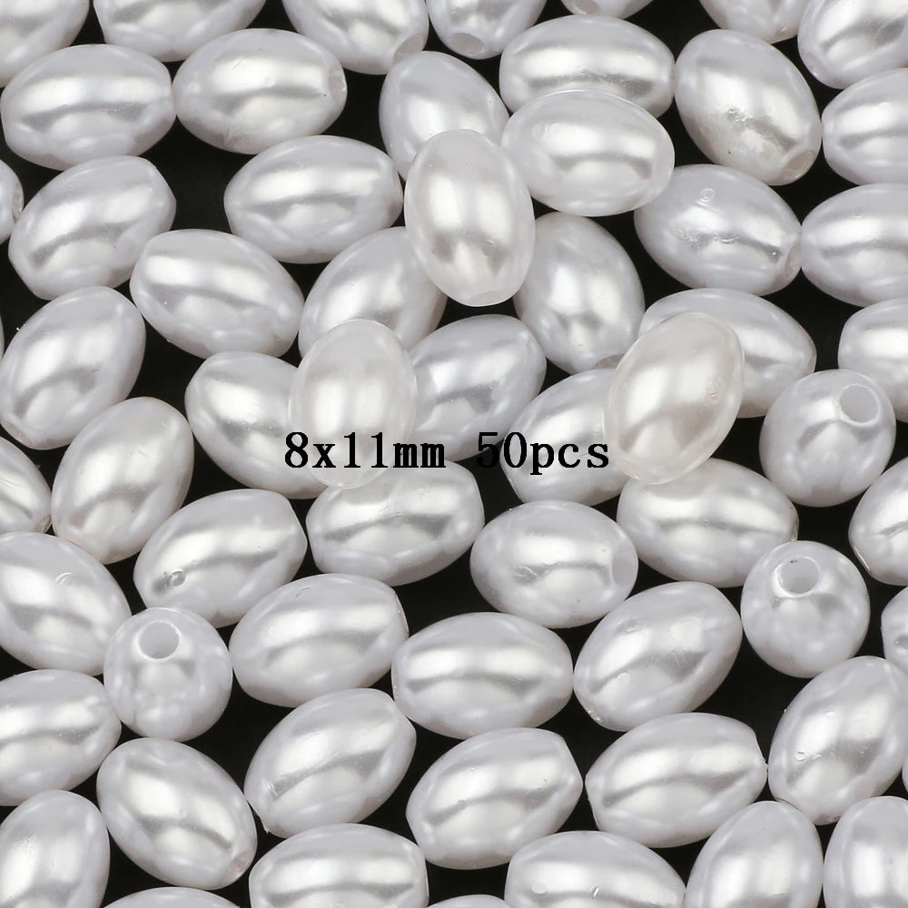 Cheap Accessories Mixed Water Droplets Shape Imitation Pearls
