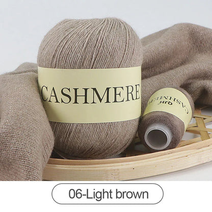 QJH 50+20g Cashmere Yarn for Knitting