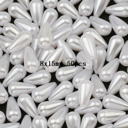 Cheap Accessories Mixed Water Droplets Shape Imitation Pearls
