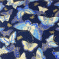 Bronzed Flower Pattern Fabric