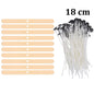 Smokeless Candle Wicks 2.6-20cm Pre-Waxed Cotton Core Wicks