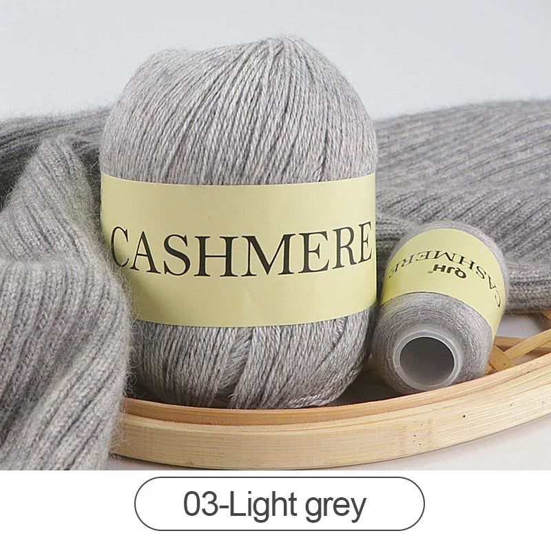QJH 50+20g Cashmere Yarn for Knitting