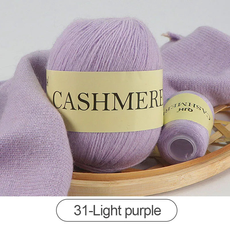 QJH 50+20g Cashmere Yarn for Knitting