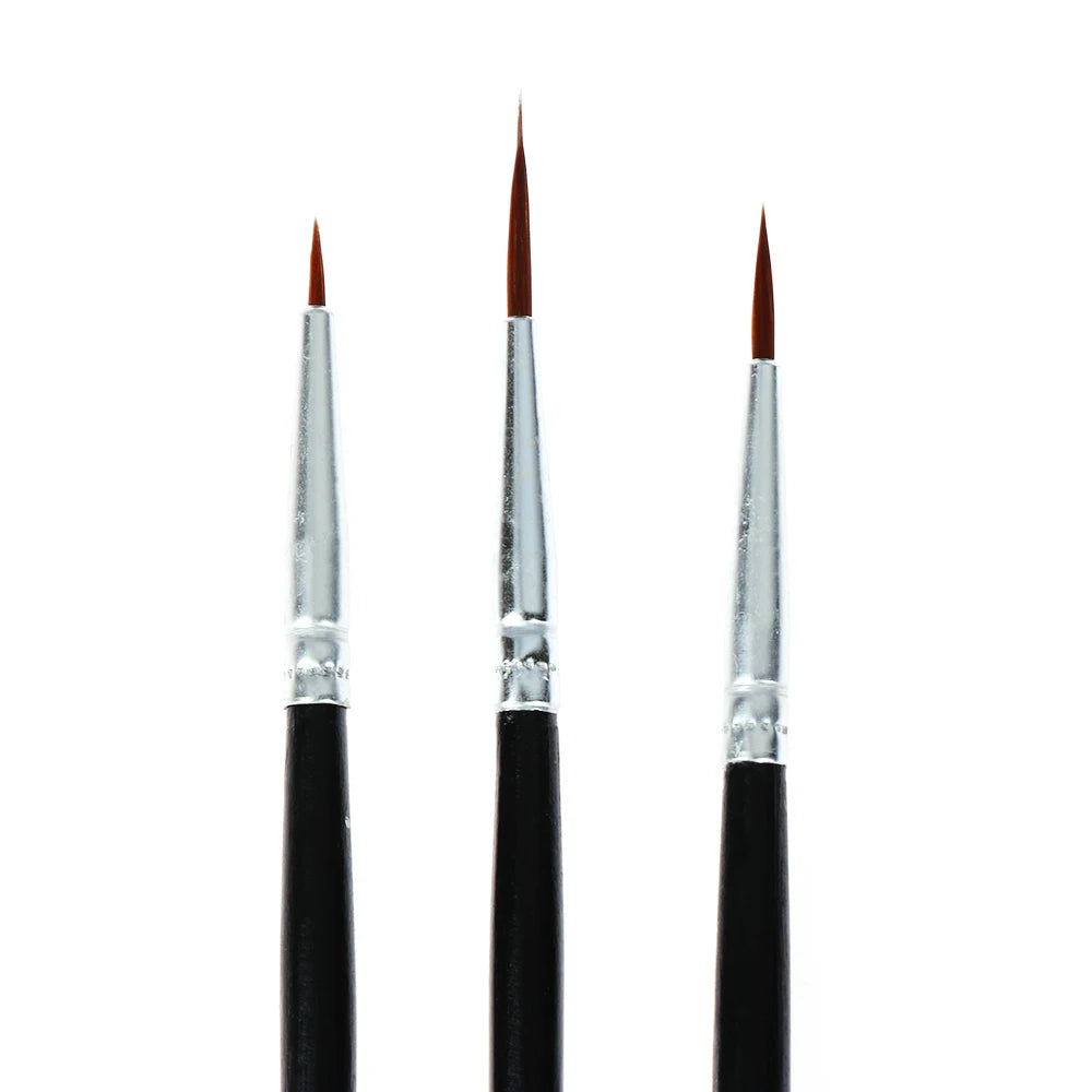 10Pcs Art Supplies Hand Painted Thin Hook Line Pen Drawing Art Pen Paint Brush Nylon Brush Acrylic Painting Pen Wholesale