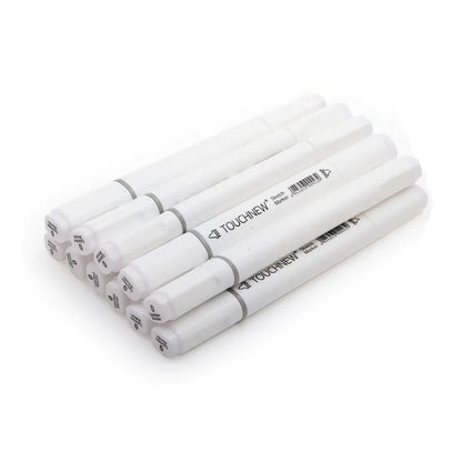 TOUCHNEW 0# Colorless Blender Marker Double-headed Alcohol Based Ink Sketch Markers Set for Artist Manga Painting Supplies