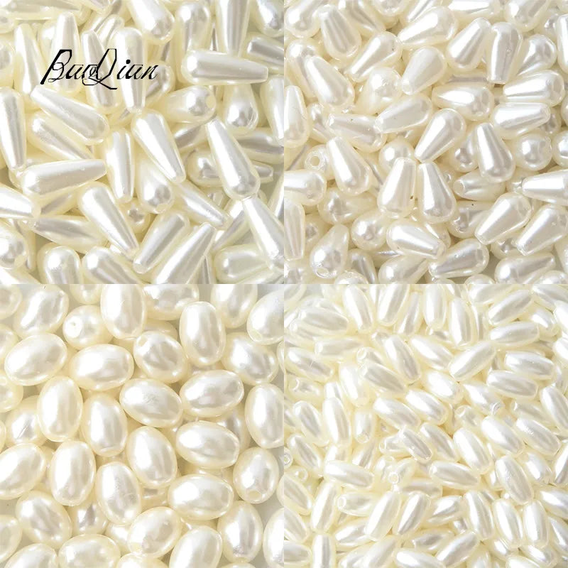 Cheap Accessories Mixed Water Droplets Shape Imitation Pearls