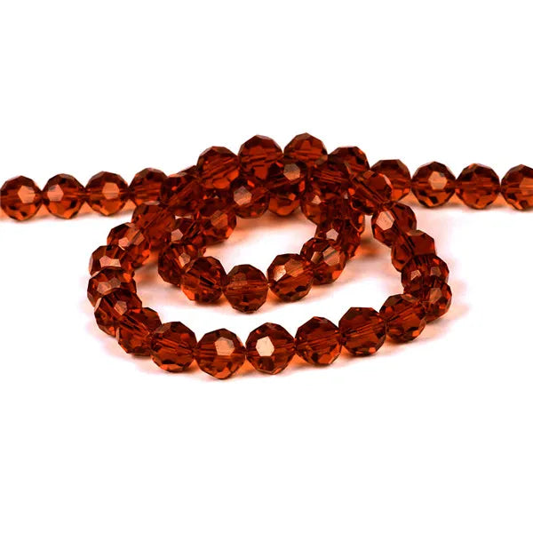 32Facets Round Ball 2mm 3mm 4mm 6mm 8mm 10mm 12mm 14mm Faceted Crystal Glass Loose Spacer