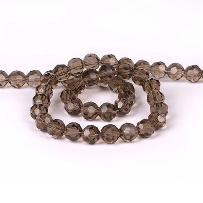 32Facets Round Ball 2mm 3mm 4mm 6mm 8mm 10mm 12mm 14mm Faceted Crystal Glass Loose Spacer
