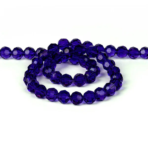 32Facets Round Ball 2mm 3mm 4mm 6mm 8mm 10mm 12mm 14mm Faceted Crystal Glass Loose Spacer