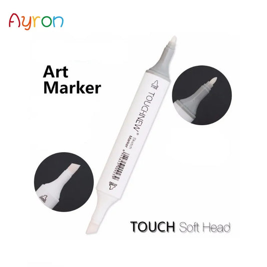 TOUCHNEW 0# Colorless Blender Marker Double-headed Alcohol Based Ink Sketch Markers Set for Artist Manga Painting Supplies