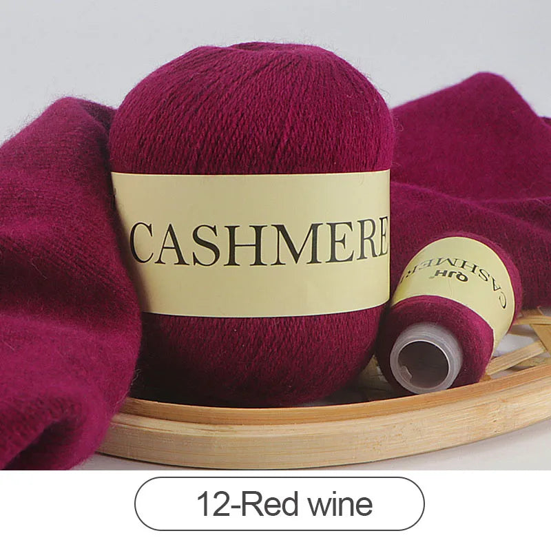 QJH 50+20g Cashmere Yarn for Knitting