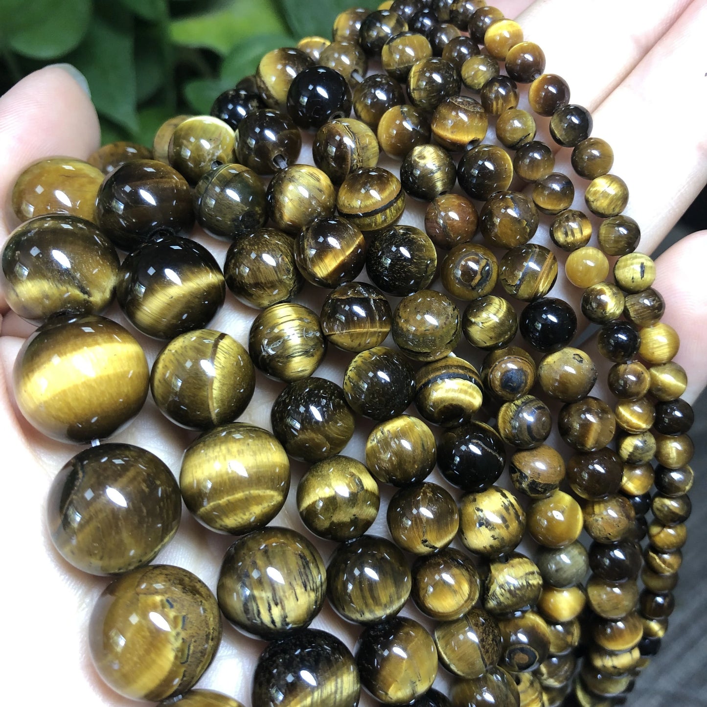 Natural Stone Dark Blue Chalcedony Jades Beads Round Loose Spacer Beads