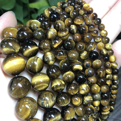 Natural Stone Dark Blue Chalcedony Jades Beads Round Loose Spacer Beads