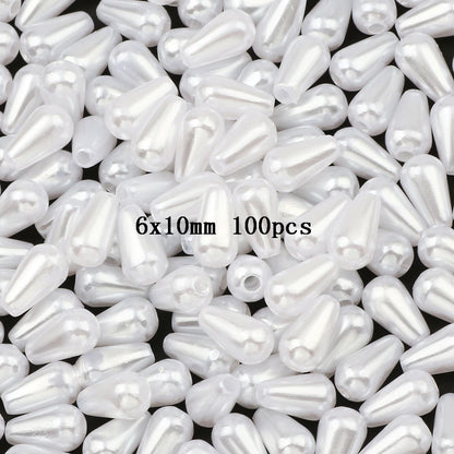 Cheap Accessories Mixed Water Droplets Shape Imitation Pearls