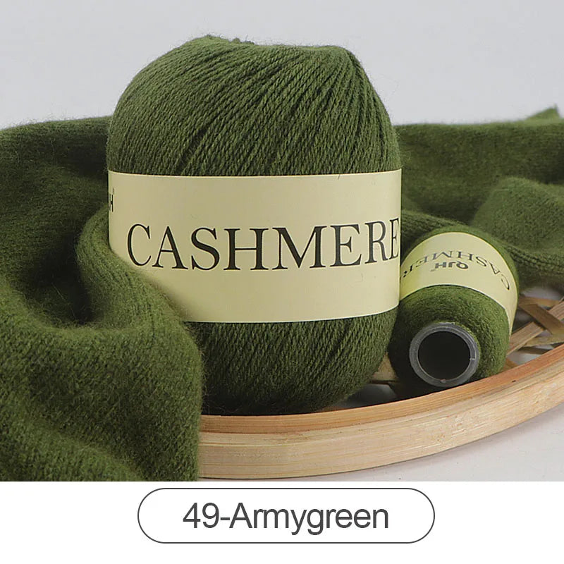 QJH 50+20g Cashmere Yarn for Knitting