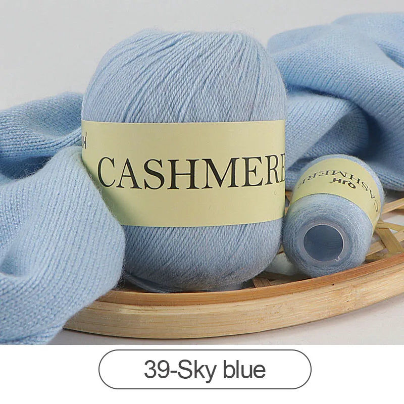 QJH 50+20g Cashmere Yarn for Knitting