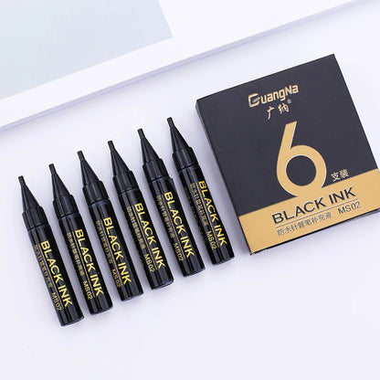 6/9/12/15pcs Waterproof Calligraphy Hook Line Pen Fade Proof Micron Pen Tip Fine Liner lettering Art Marker Pen Sketch Supplies