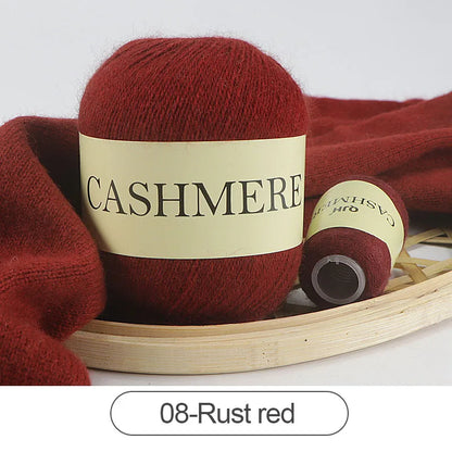 QJH 50+20g Cashmere Yarn for Knitting