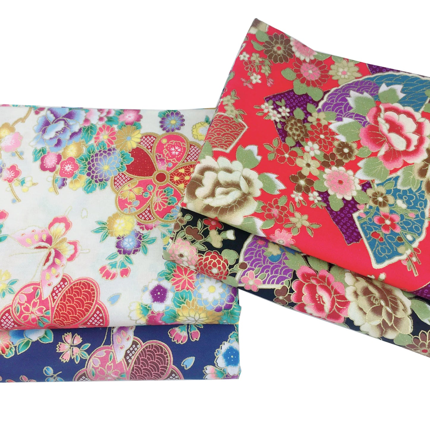 Bronzed Flower Pattern Fabric