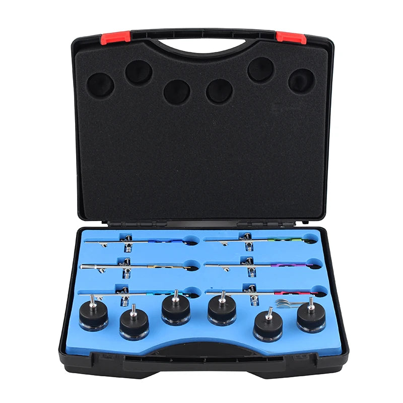 2017 OPHIR New 6 PCS of Different Colour Dual Action Airbrush Set Kit
