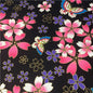 Bronzed Flower Pattern Fabric