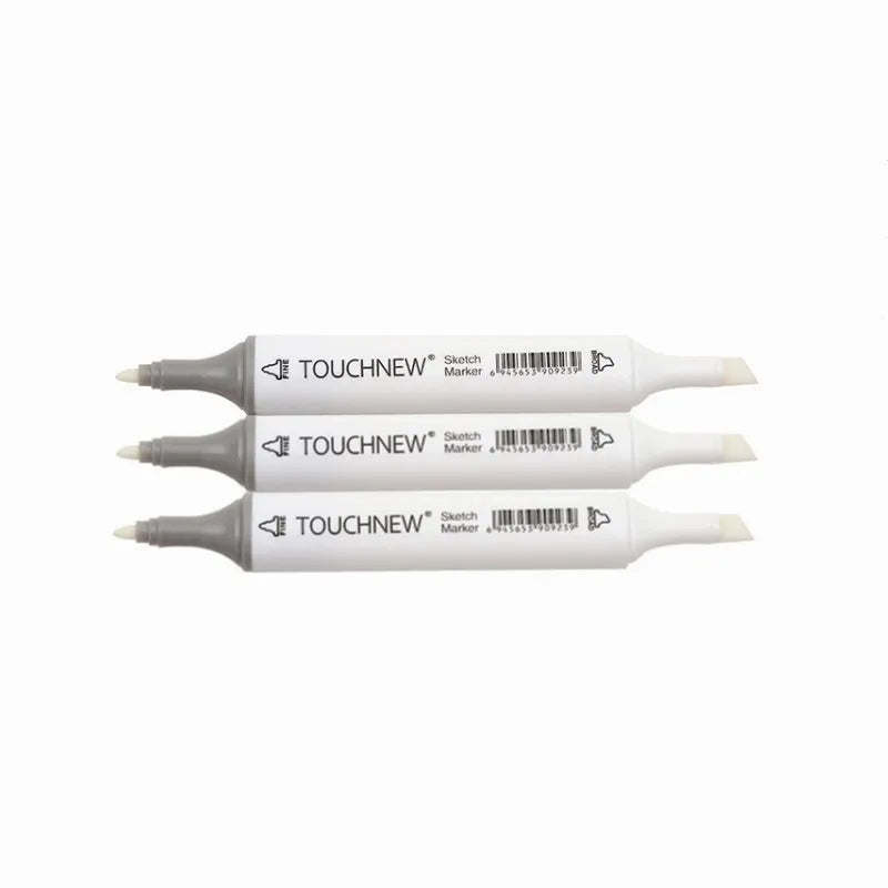 TOUCHNEW 0# Colorless Blender Marker Double-headed Alcohol Based Ink Sketch Markers Set for Artist Manga Painting Supplies