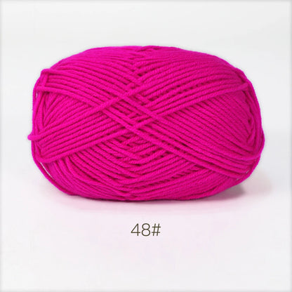 A1-a 50g/Set Soft Milk Cotton Yarn for Crochet Threads for Knitting