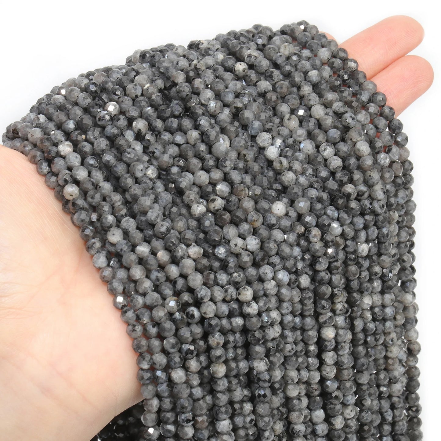 Wholesale Faceted Natural Stone Beads Faceted Amazonite Aquamarine Opal Labradorite