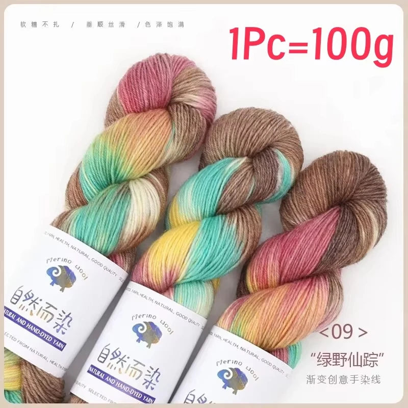 1Pc 100g/roll Merino Wool
