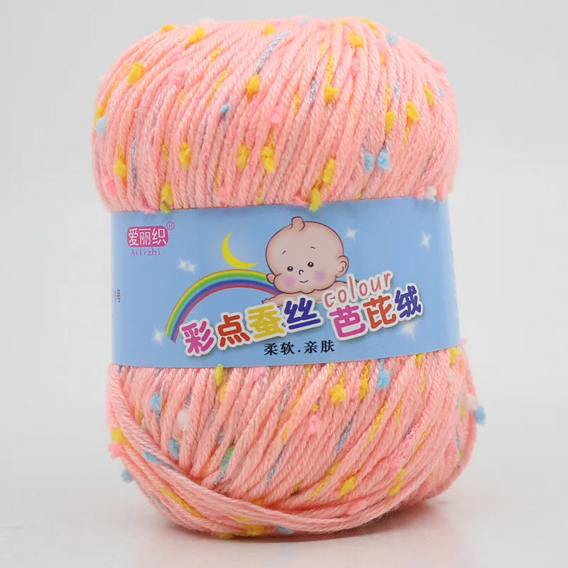 High Quality Wool Thread Eco-dyed Needlework Baby Cotton Cashmere Yarn