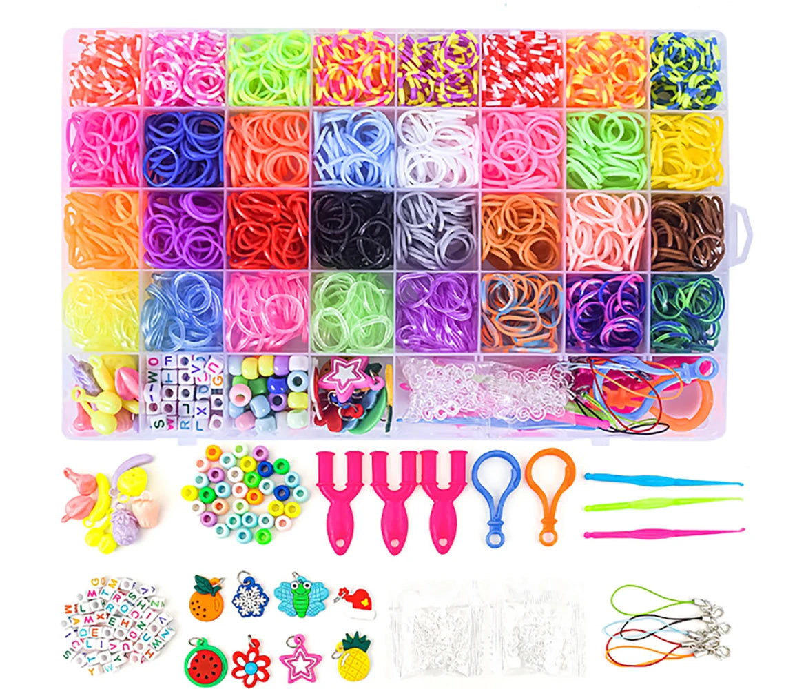 Boxed! DIY Handmade Rubber Bands Loom Weaving